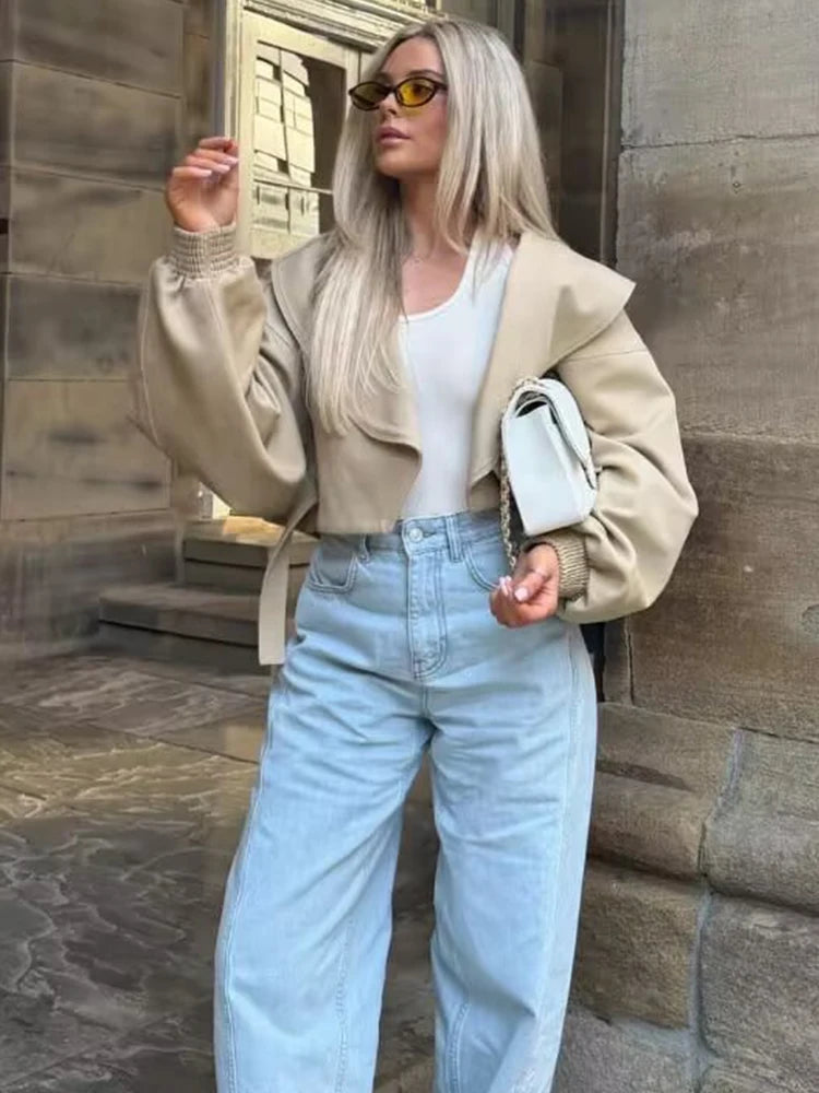 The Sélon Belted Wrap Jacket