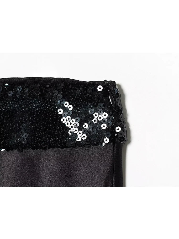 Sequin Strapless Tube Top | Women's Off-Shoulder Evening Wear
