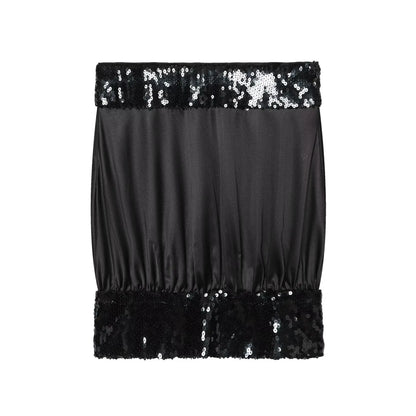 Sequin Strapless Tube Top | Women's Off-Shoulder Evening Wear