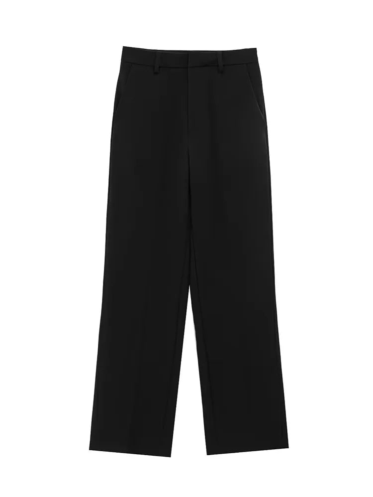 Zip-Front Blazer & Wide-Leg Trousers Set | Women's Summer Two-Piece Co-ord