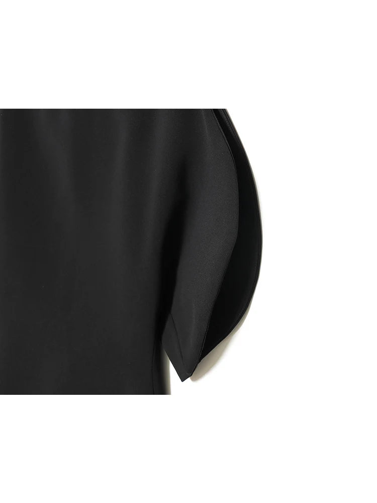Puff-Sleeve Asymmetric Hem Blouse | Women's Short-Sleeve Summer Top
