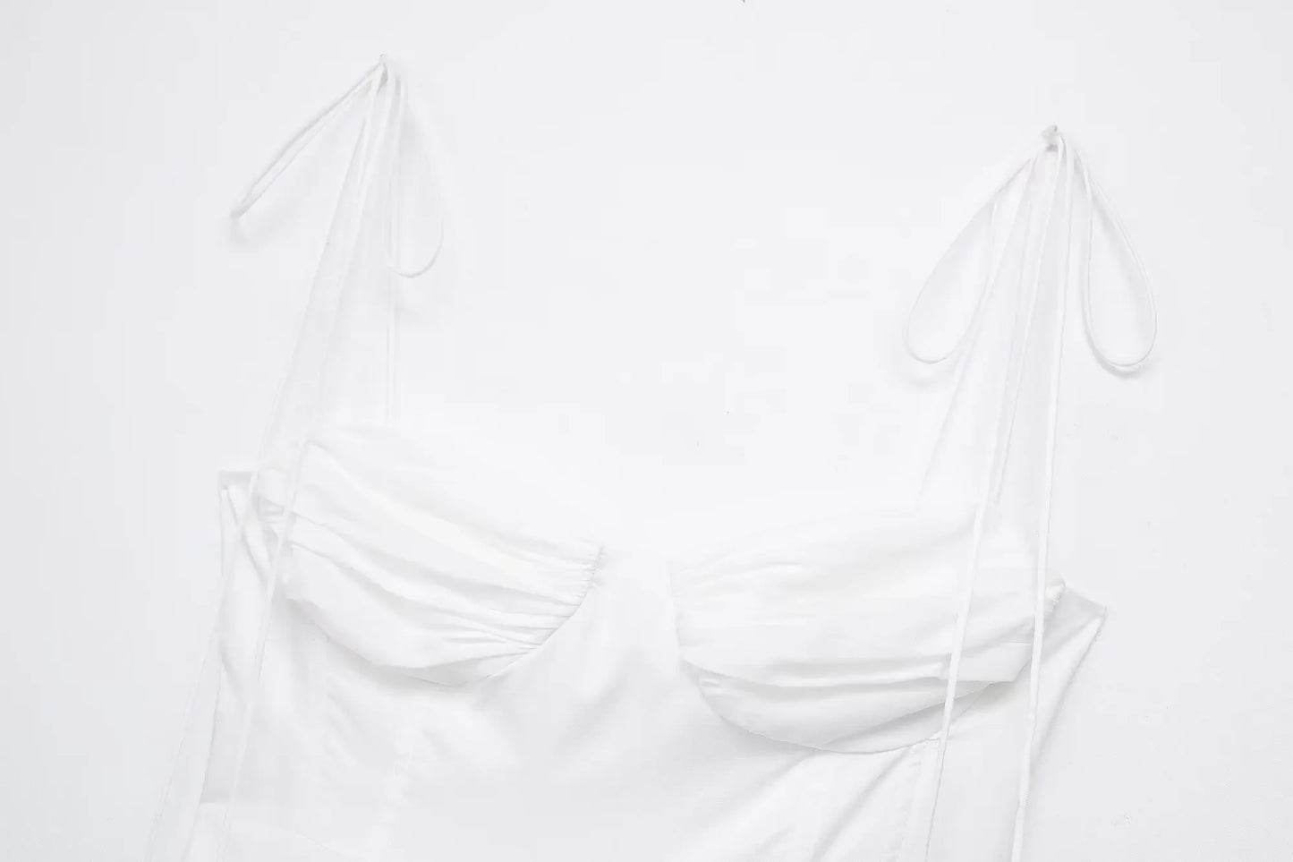 Tiered Spaghetti-Strap Maxi Dress | Women's A-Line High-Waist Party Dress