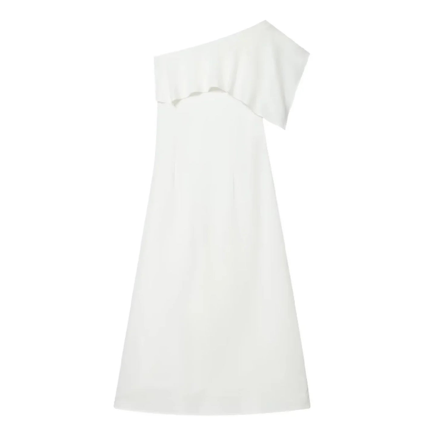 Asymmetric Ruched Maxi Dress | Women's Single-Shoulder Occasion Dress