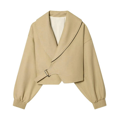 The Sélon Belted Wrap Jacket