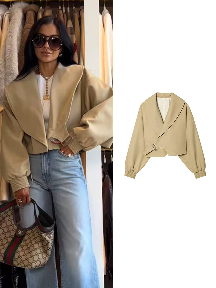 The Sélon Belted Wrap Jacket