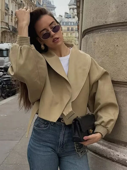 The Sélon Belted Wrap Jacket