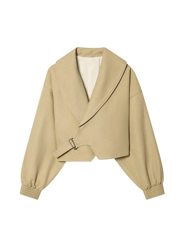 The Sélon Belted Wrap Jacket