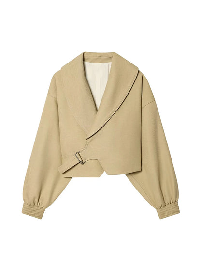 The Sélon Belted Wrap Jacket