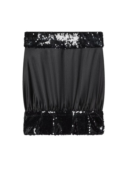Sequin Strapless Tube Top | Women's Off-Shoulder Evening Wear